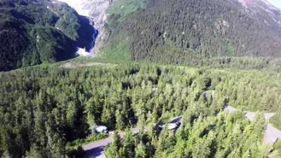 Aerial Video of Williwaw Campground