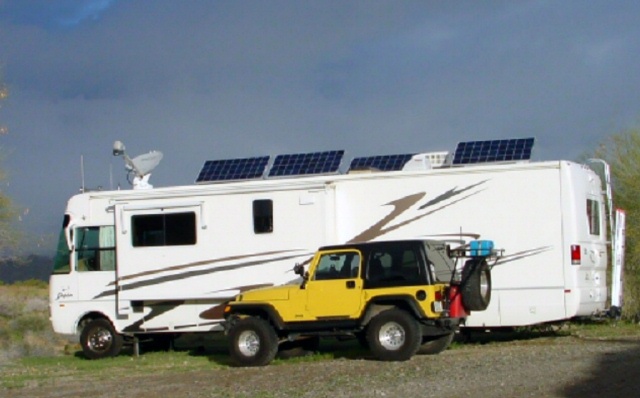 Our Motor Home and Jeep Our Motor Home and Jeep