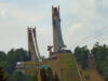 The Snow Skiing Jump Towers