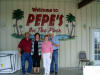 Posing with Jim and Edna near Alamo, TX.