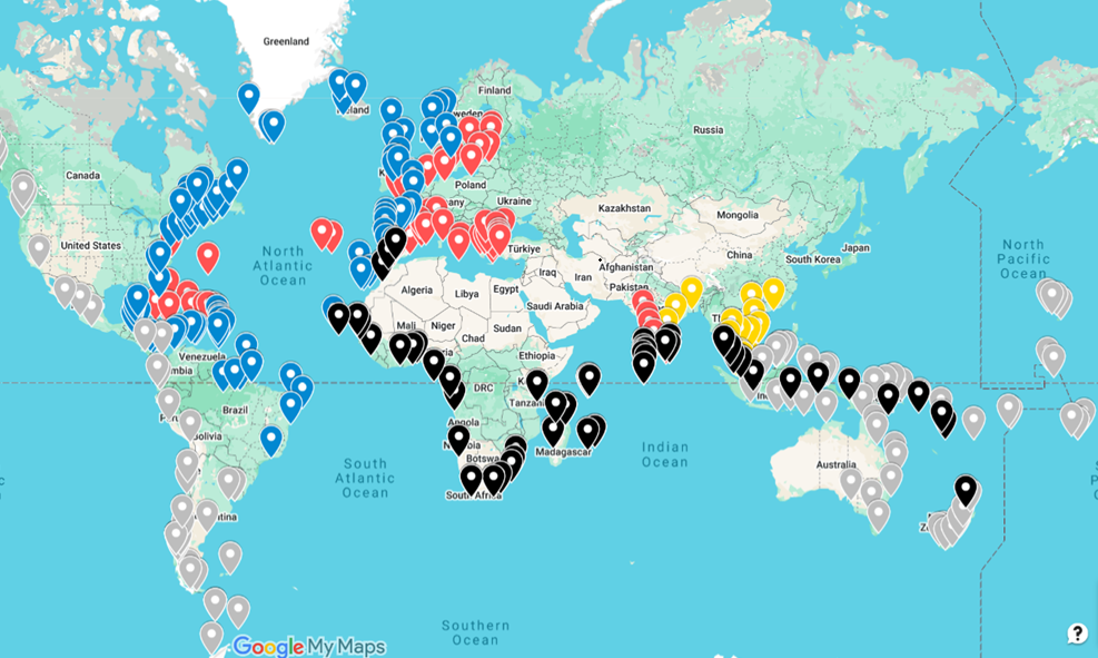 The Ship's Itinerary