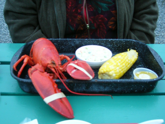 Connie's Maine Lobster dinner.