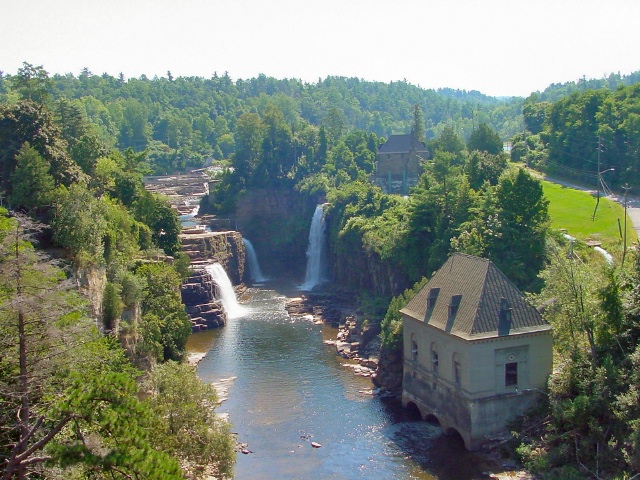 Rainbow Falls on the AuSable River
